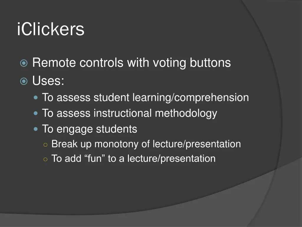 iclickers