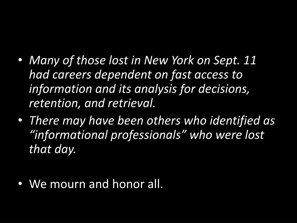 many of those lost in new york on sept