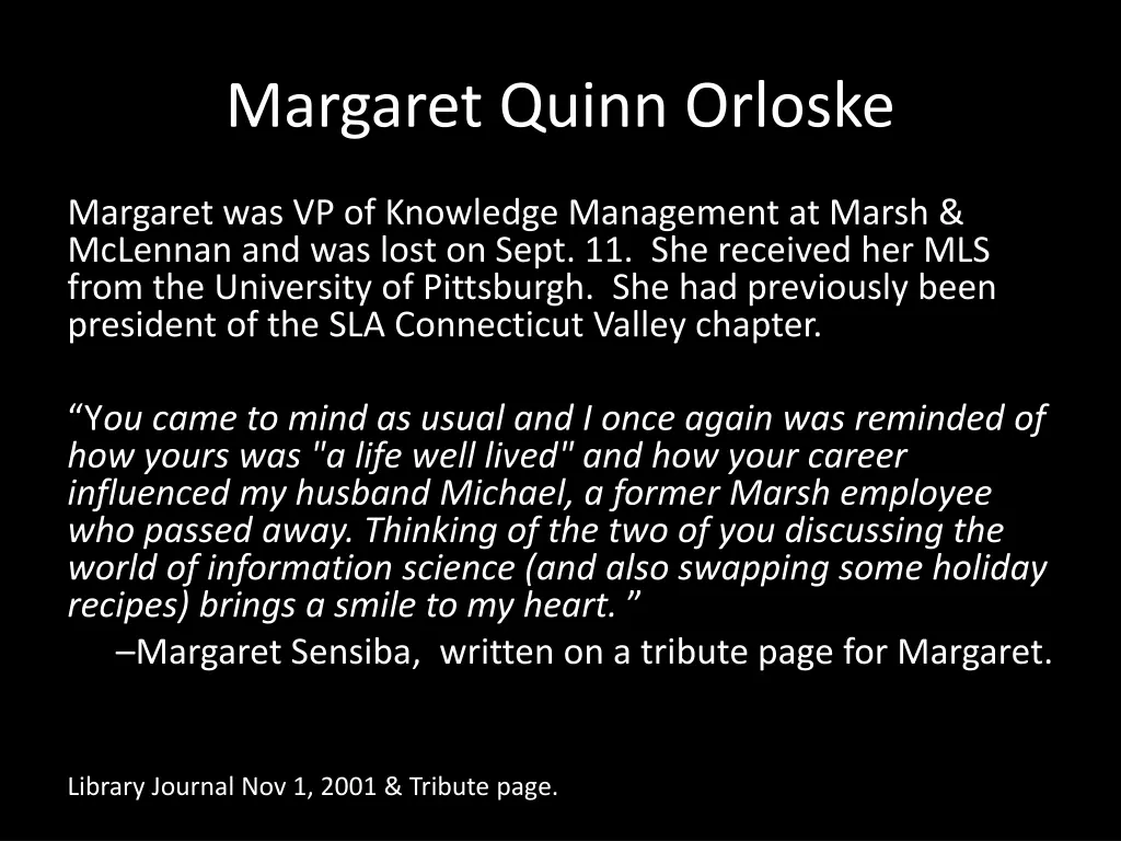 margaret quinn orloske