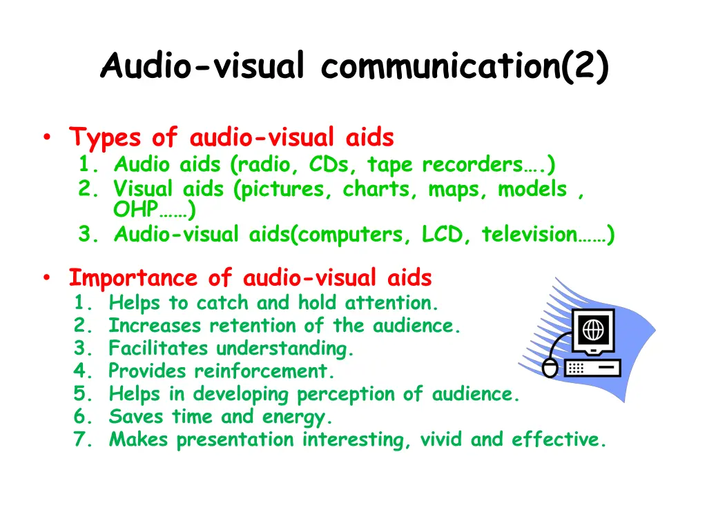 audio visual communication 2