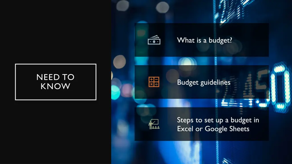 what is a budget