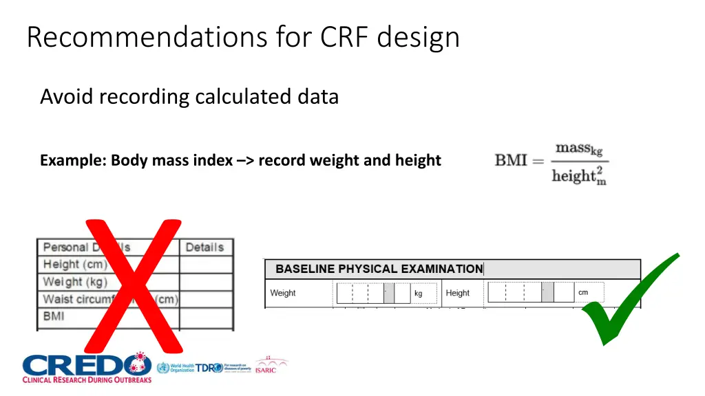 recommendations for crf design 1