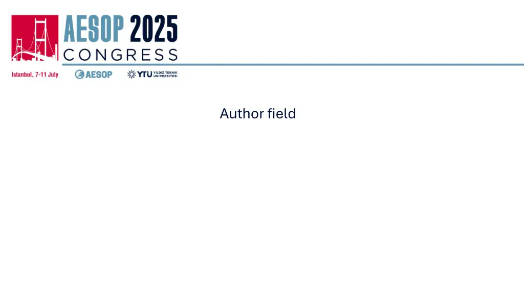 author field