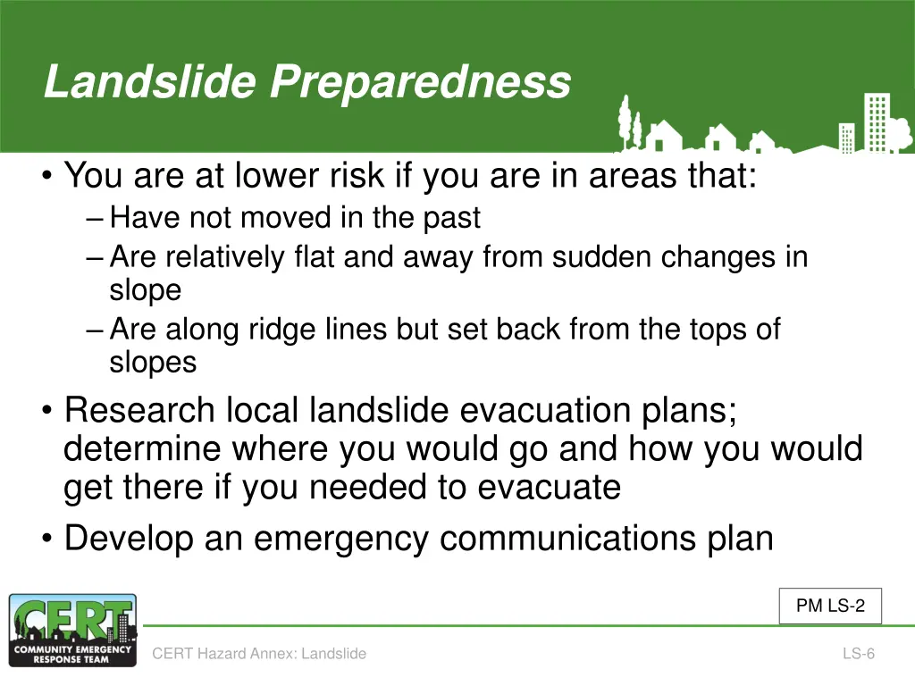 landslide preparedness 2 of 5
