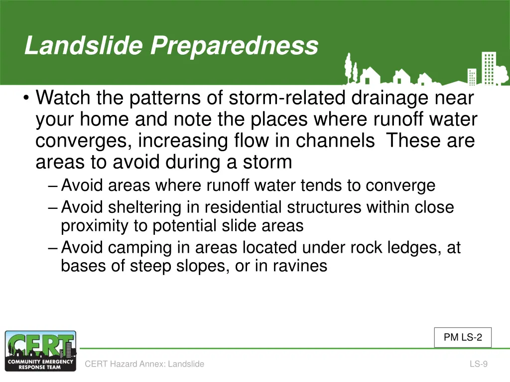 landslide preparedness 5 of 5