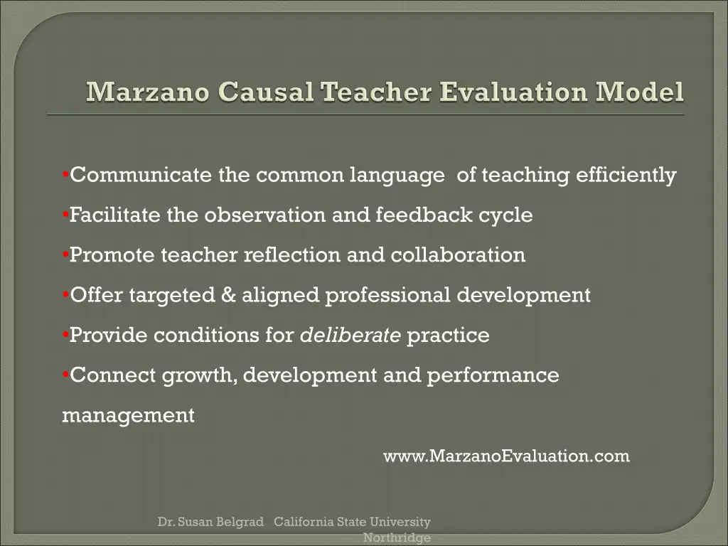 communicate the common language of teaching