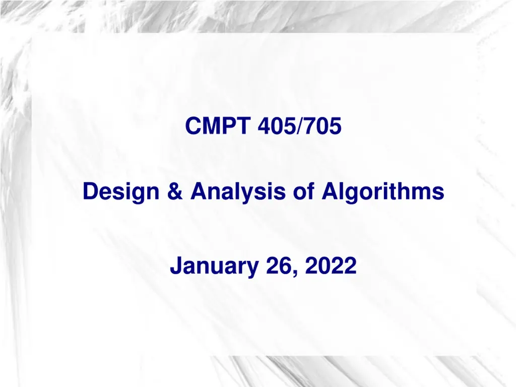 cmpt 405 705