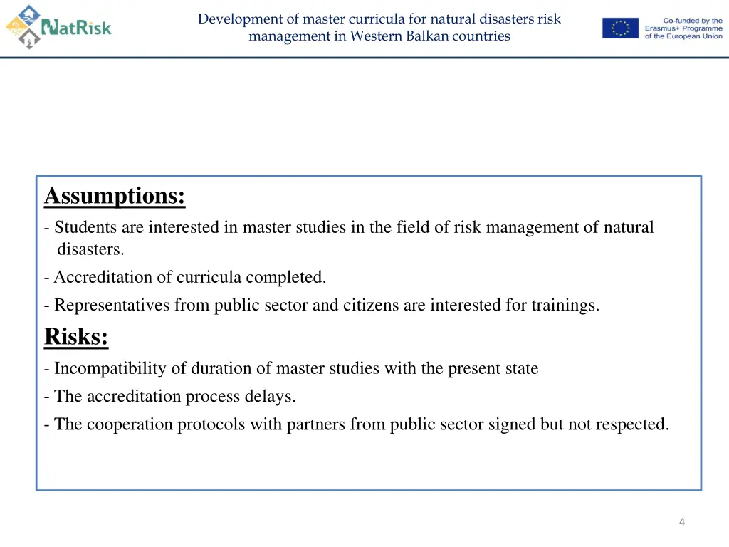 development of master curricula for natural 3