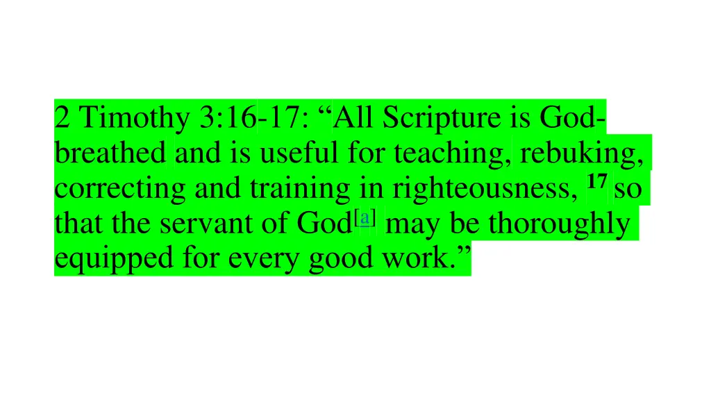 2 timothy 3 16 17 all scripture is god breathed