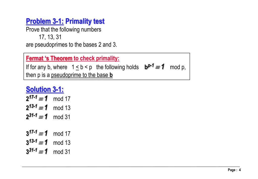 problem 3 1 primality test prove that