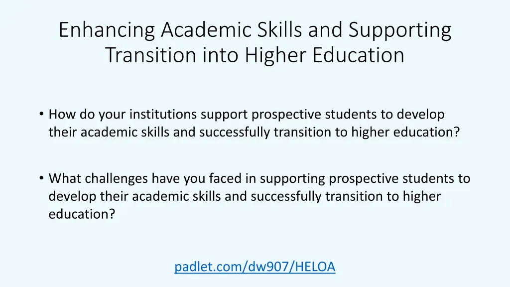 enhancing academic skills and supporting 1