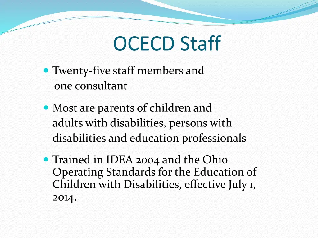 ocecd staff