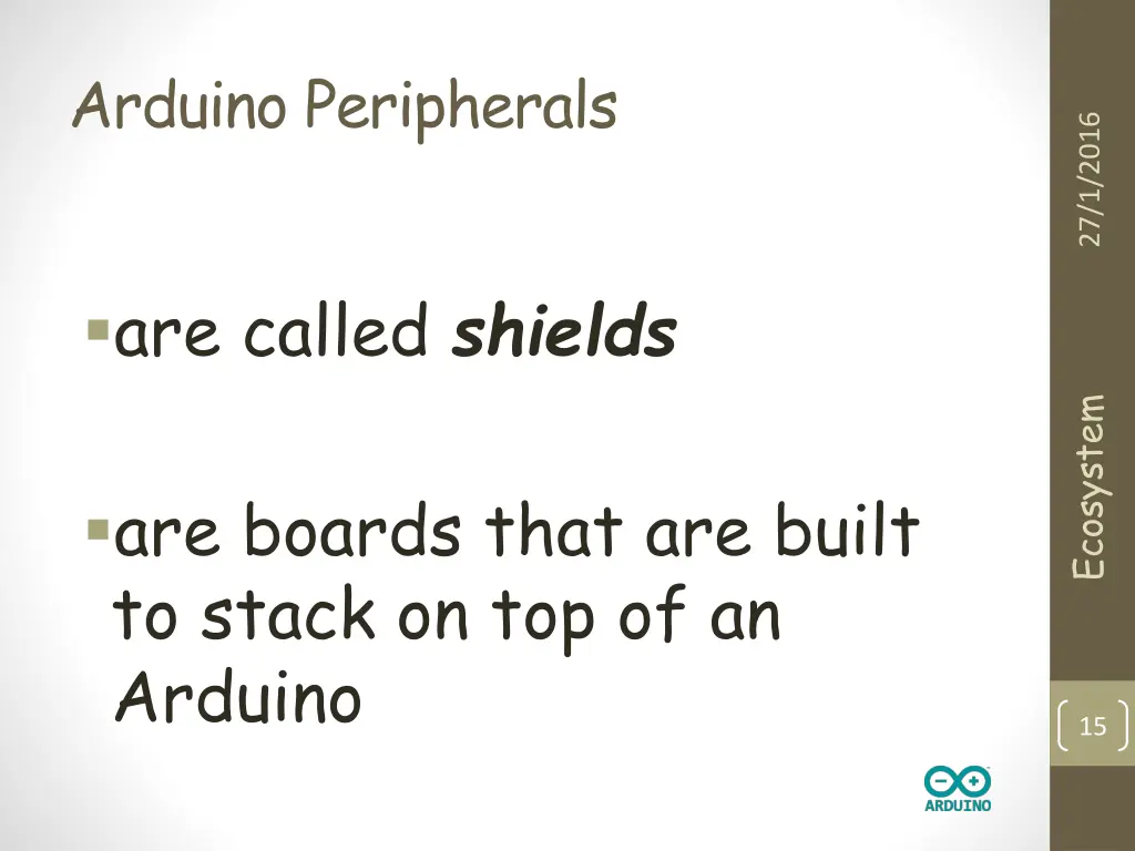 arduino peripherals