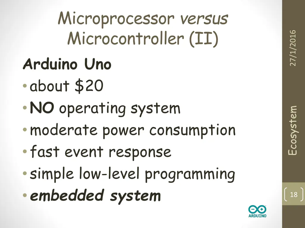 microprocessor versus microcontroller ii arduino