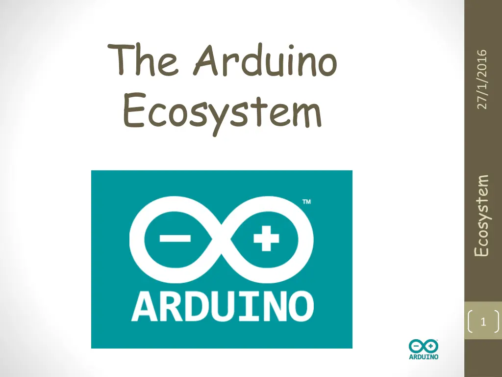 the arduino ecosystem