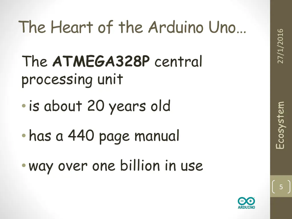 the heart of the arduino uno