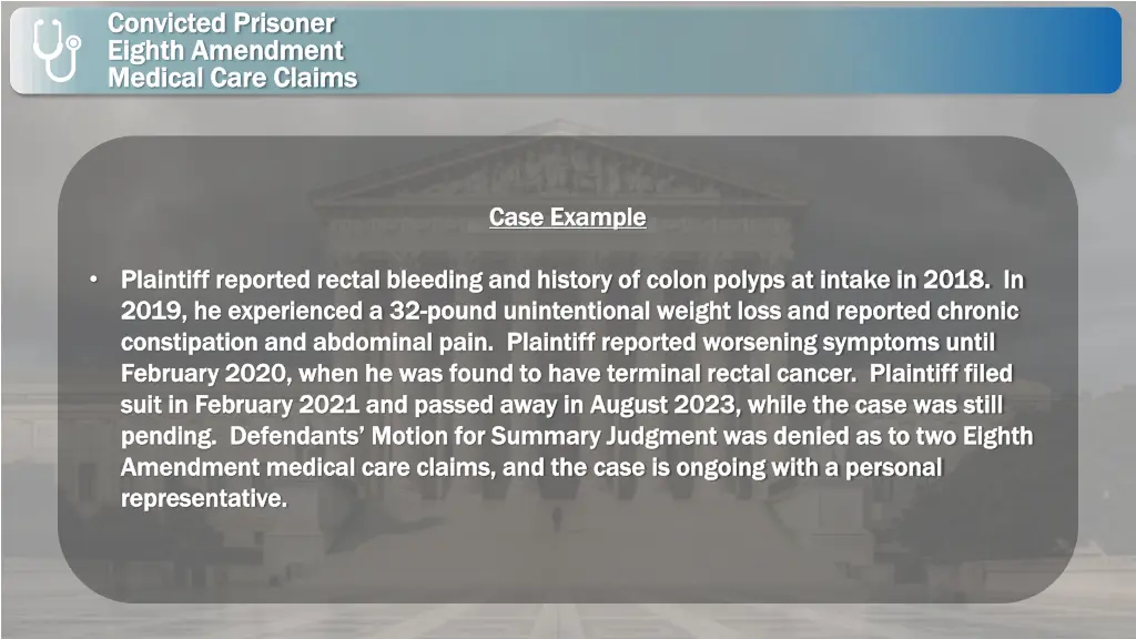 convicted prisoner convicted prisoner eighth 8