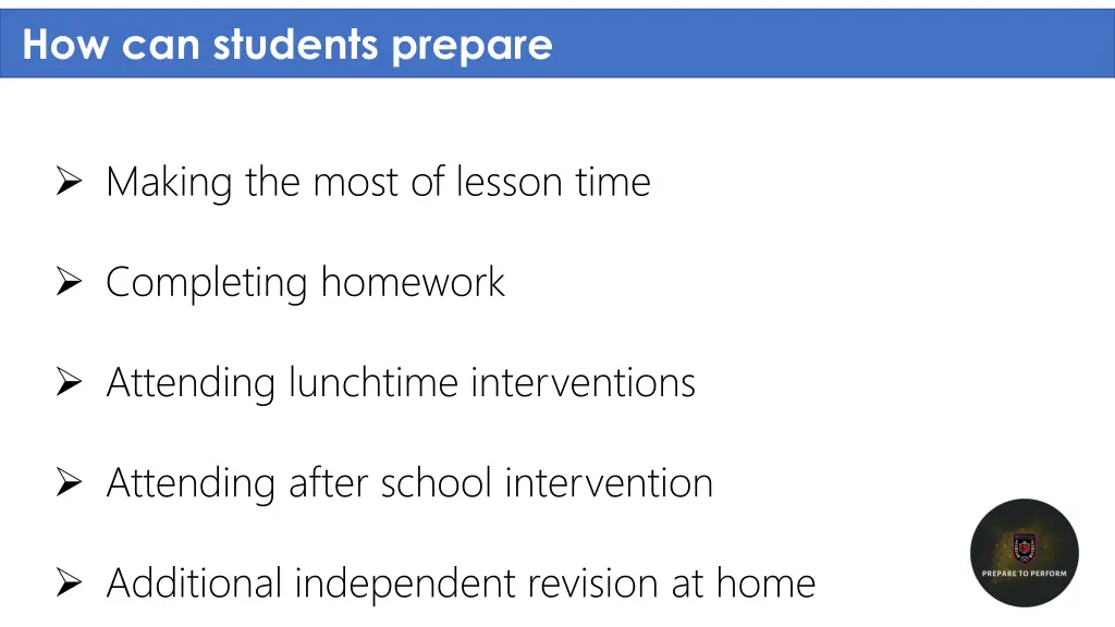 how can students prepare