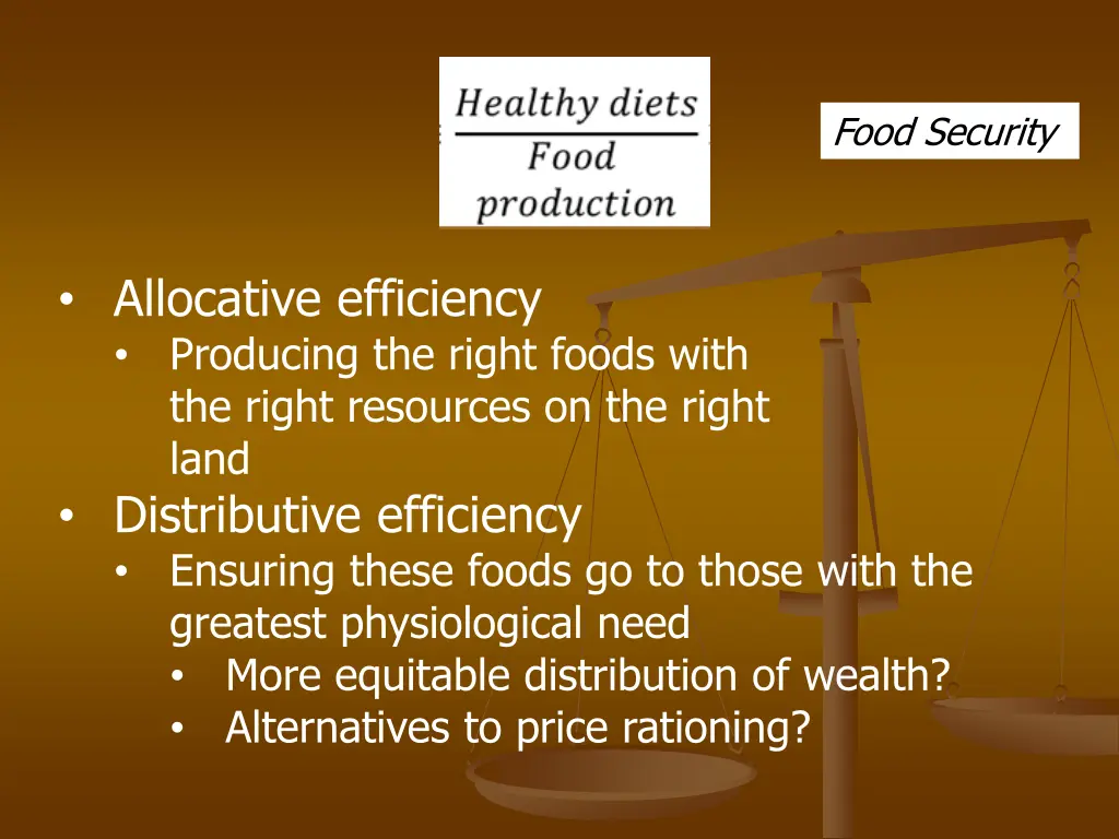 food security