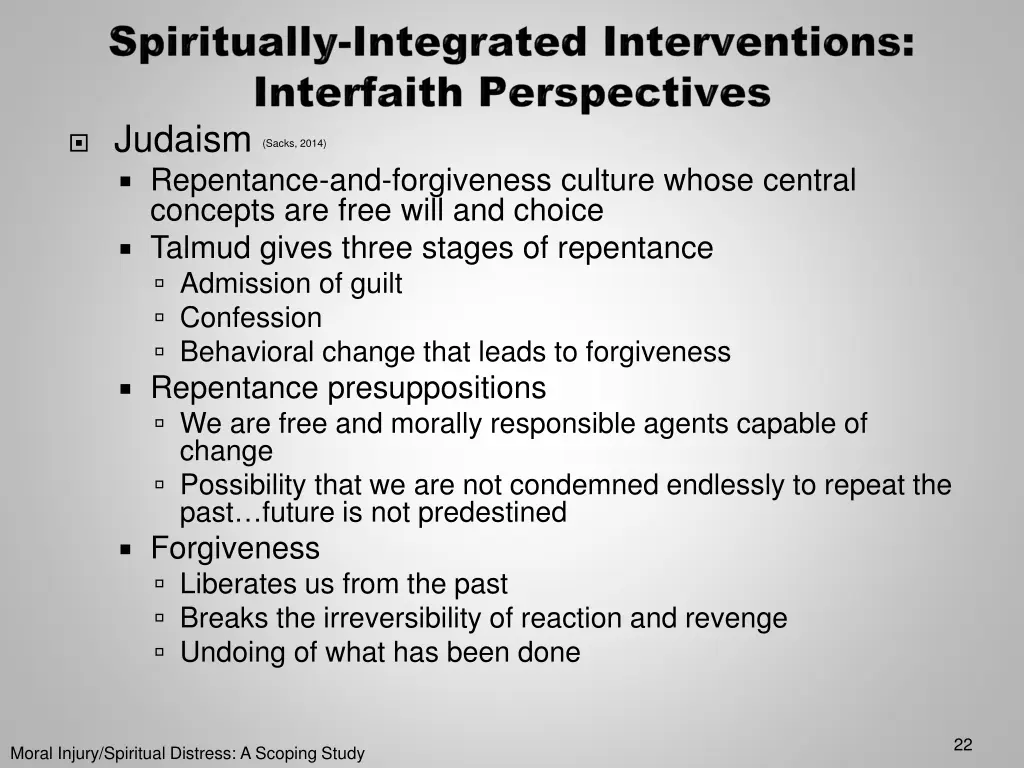 judaism sacks 2014 repentance and forgiveness