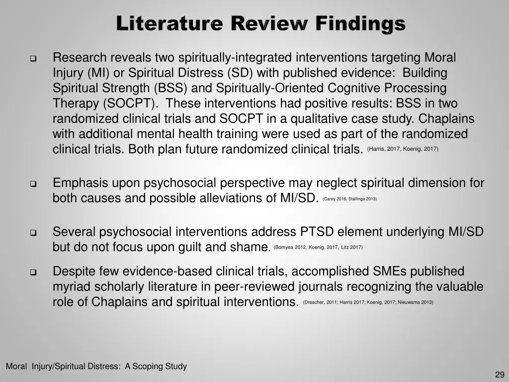 research reveals two spiritually integrated