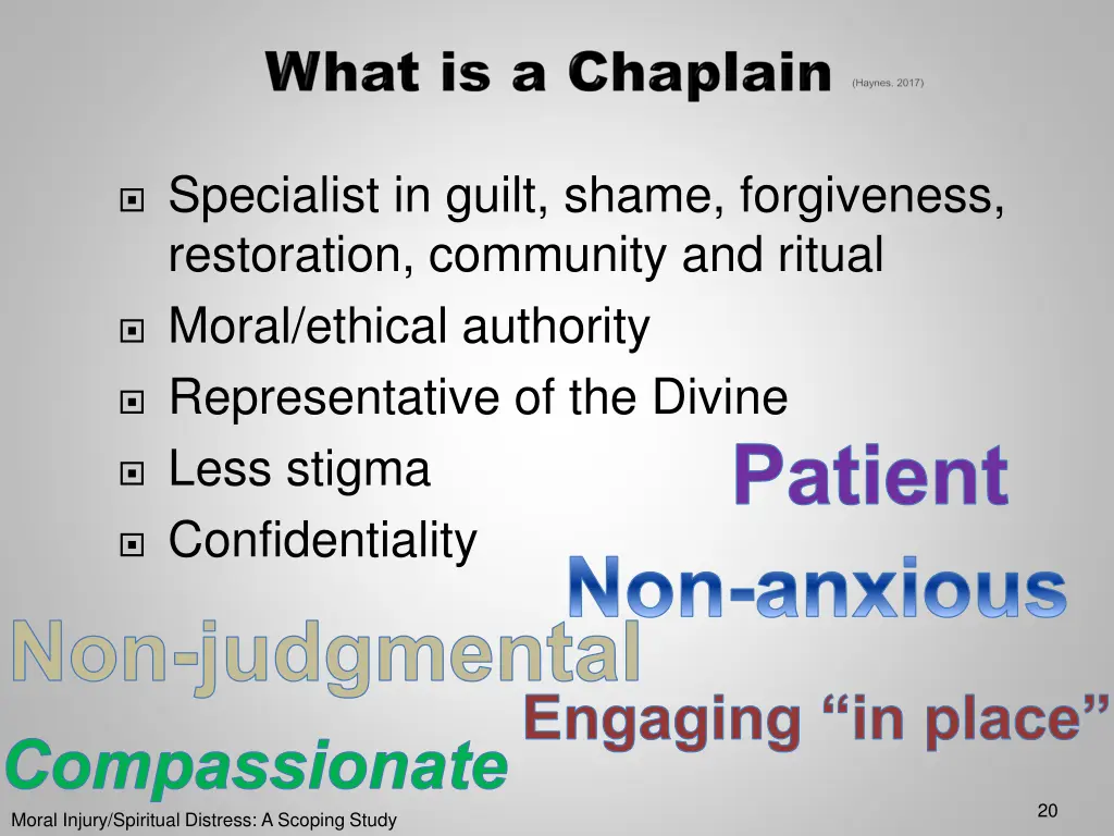specialist in guilt shame forgiveness restoration