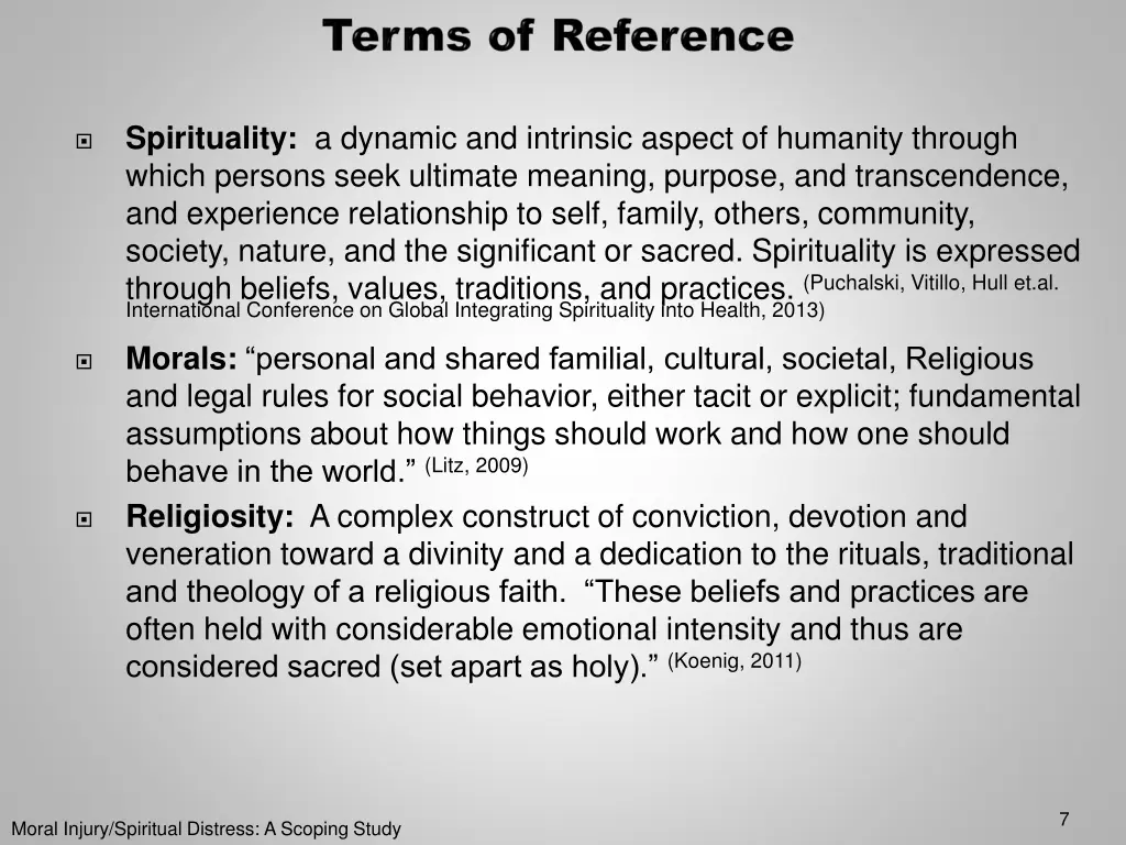 spirituality a dynamic and intrinsic aspect