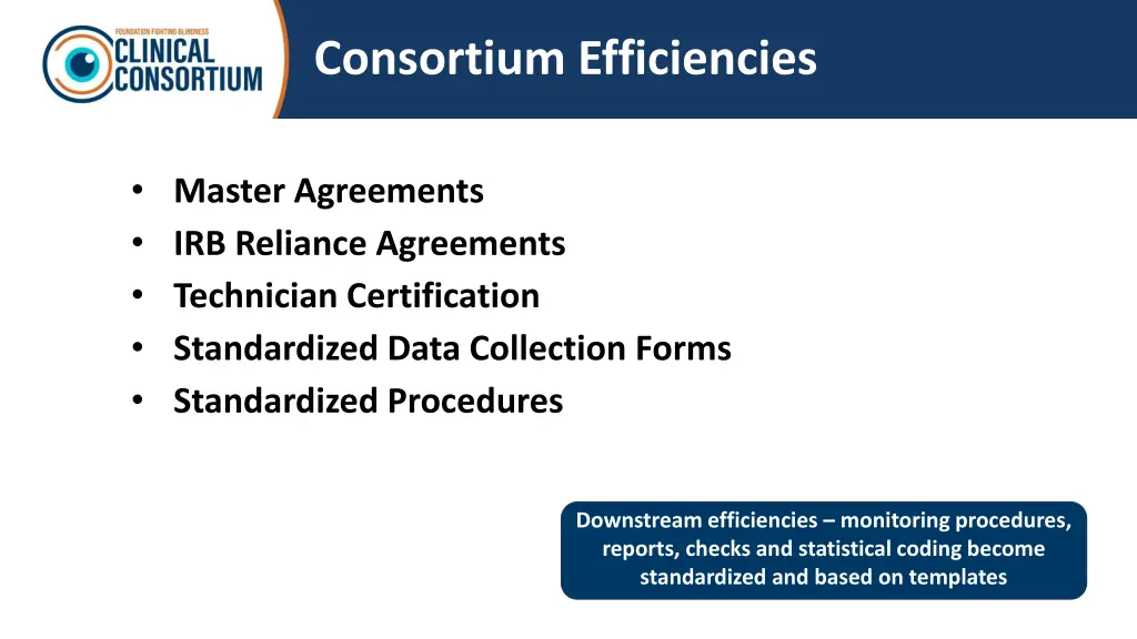 consortium efficiencies