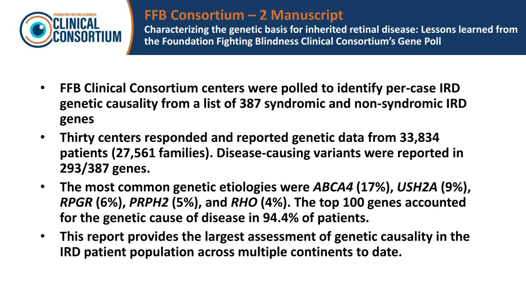 ffb consortium 2 manuscript characterizing