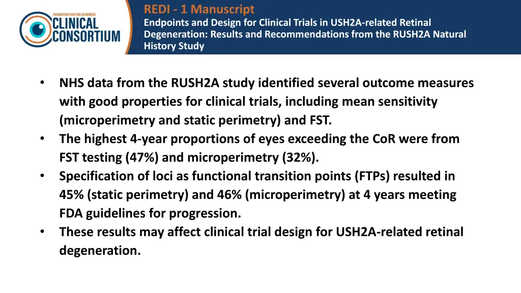 redi 1 manuscript endpoints and design