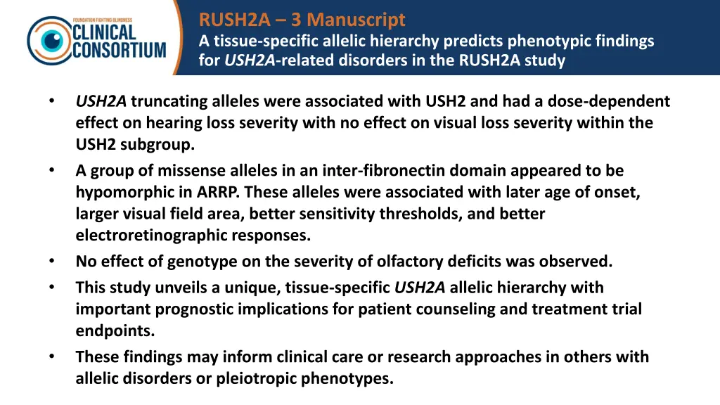rush2a 3 manuscript a tissue specific allelic