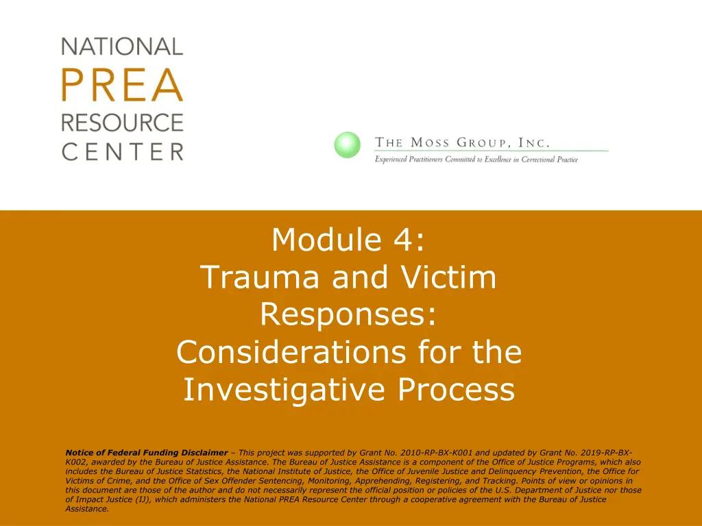module 4 trauma and victim responses