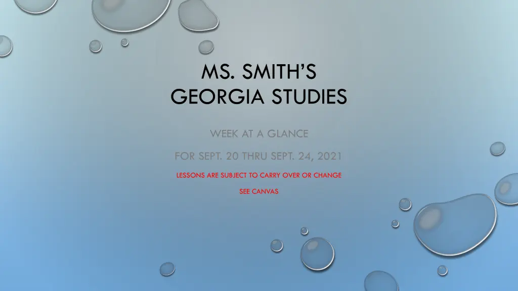 ms smith s georgia studies