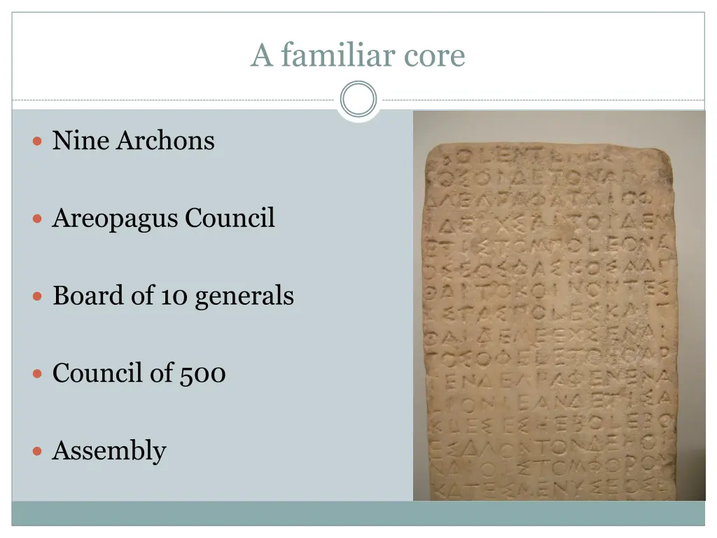 a familiar core
