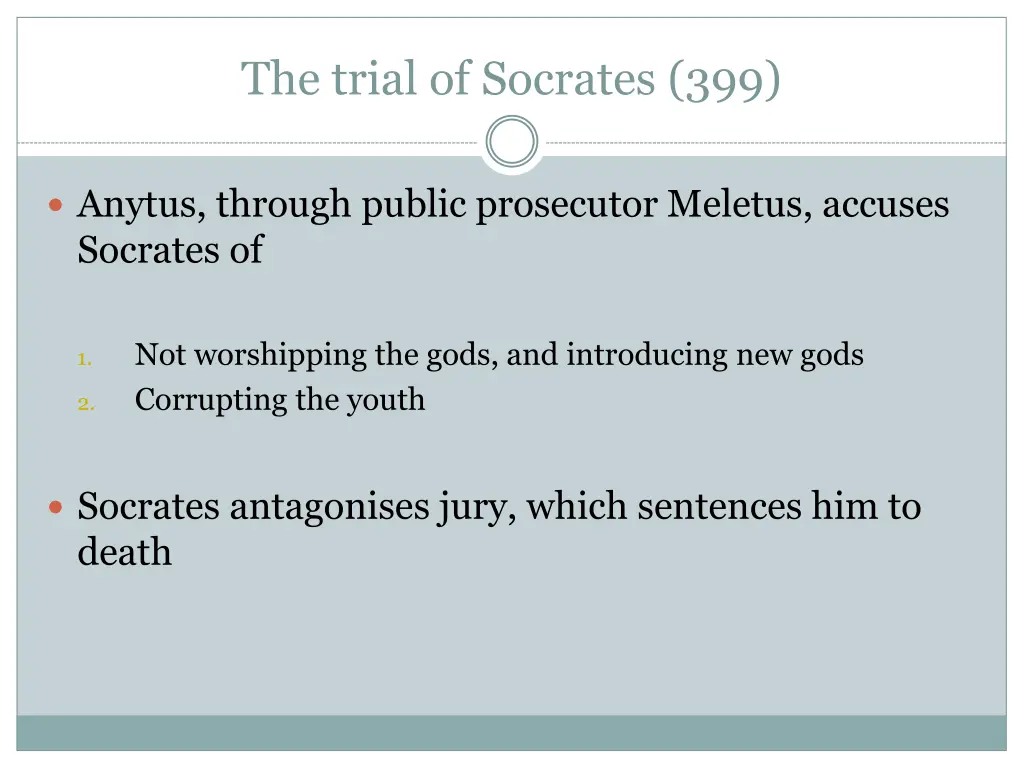 the trial of socrates 399