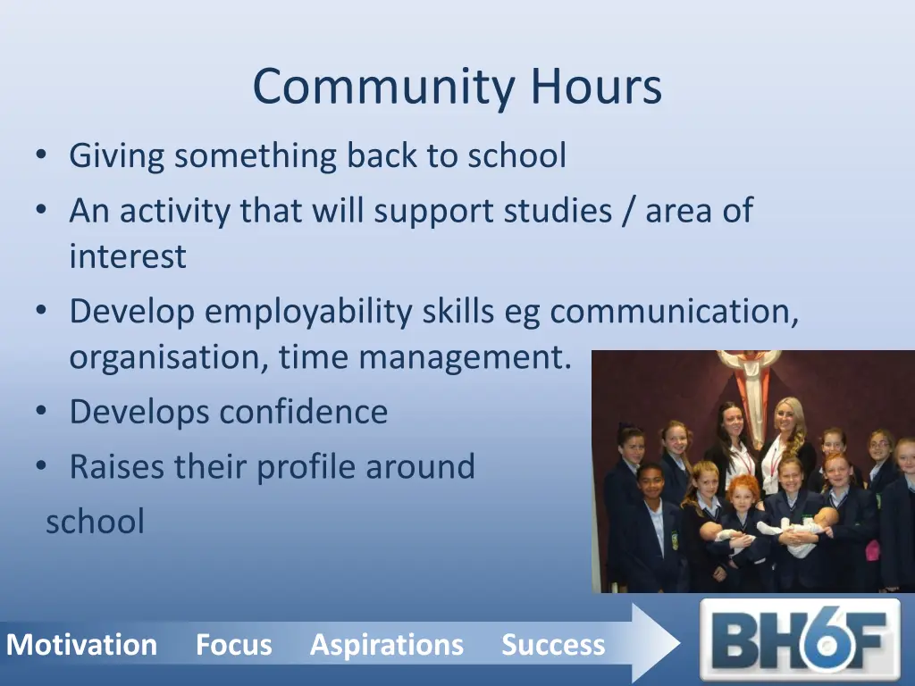 community hours