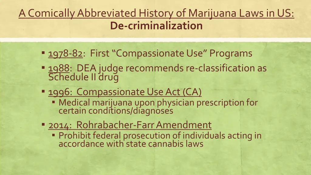 a comically abbreviated history of marijuana laws 1