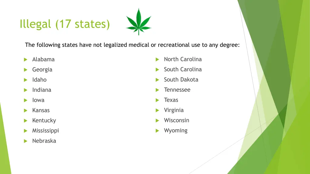 illegal 17 states