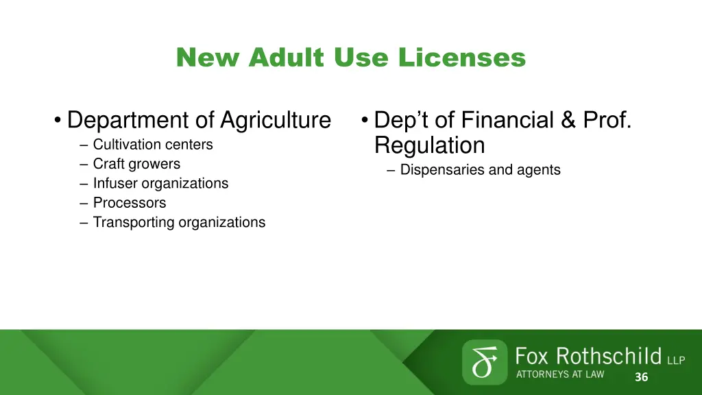 new adult use licenses