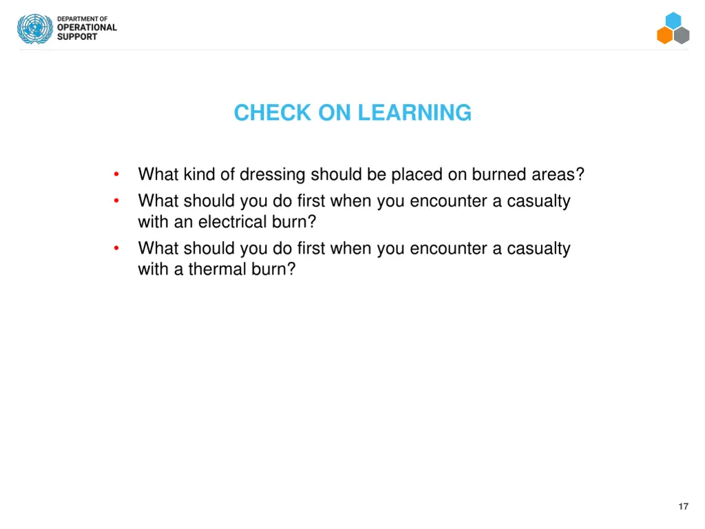 check on learning