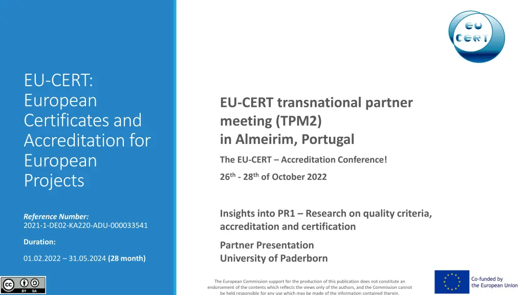 eu cert european certificates and accreditation