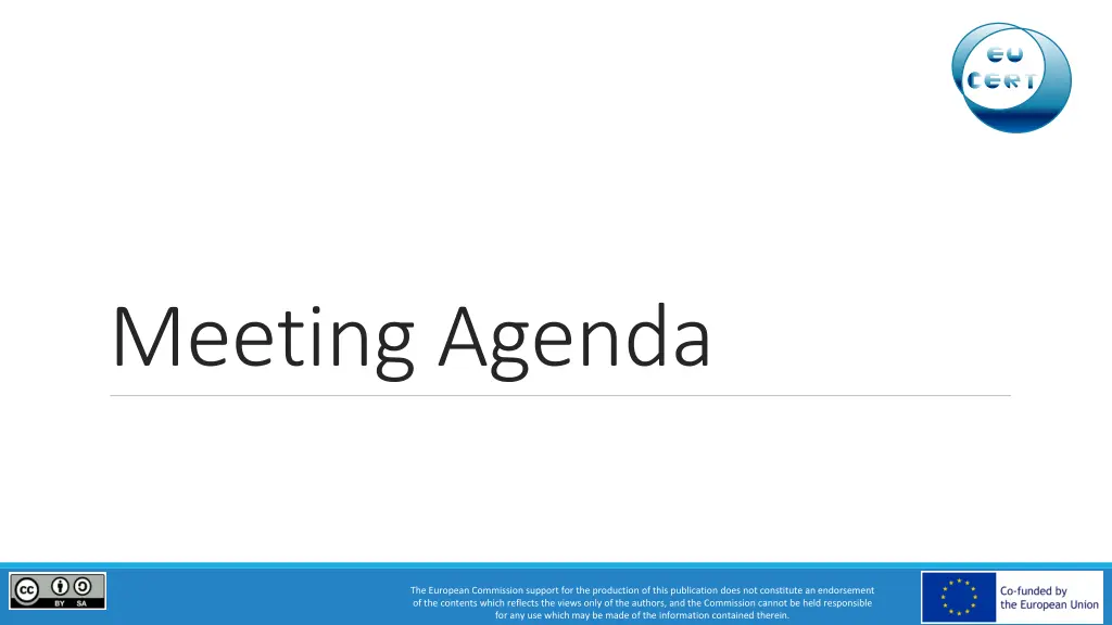 meeting agenda