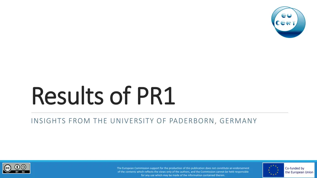 results of pr1 results of pr1