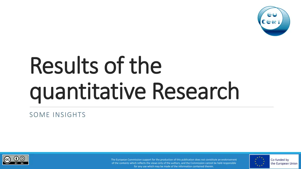 results of the results of the quantitative