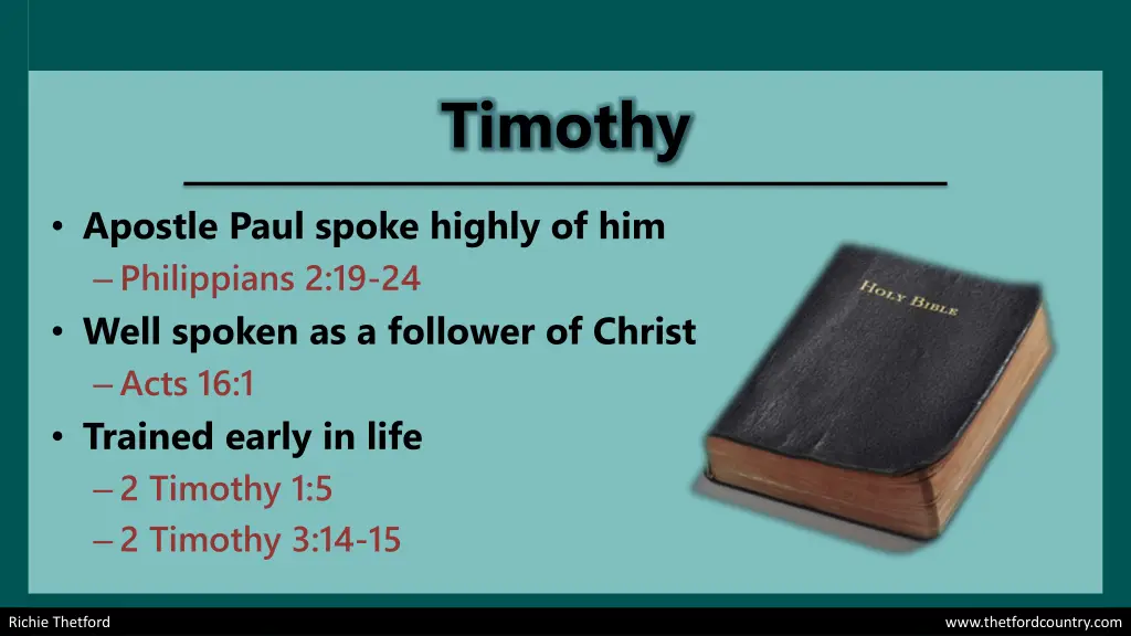 timothy 1