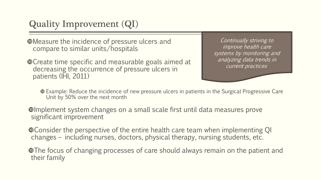 quality improvement qi