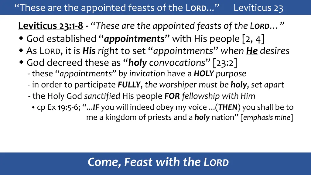 these are the appointed feasts 3