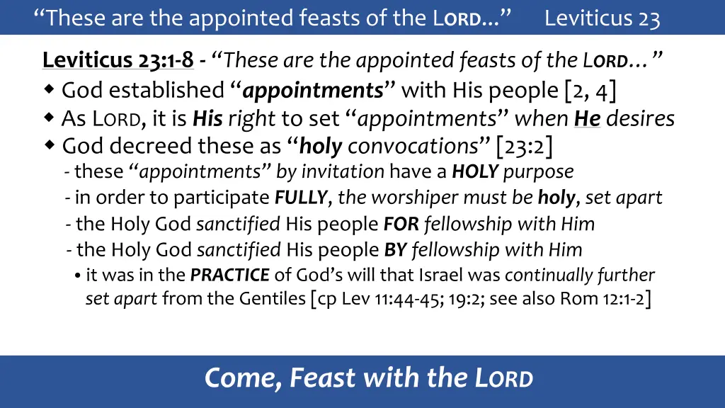 these are the appointed feasts 4