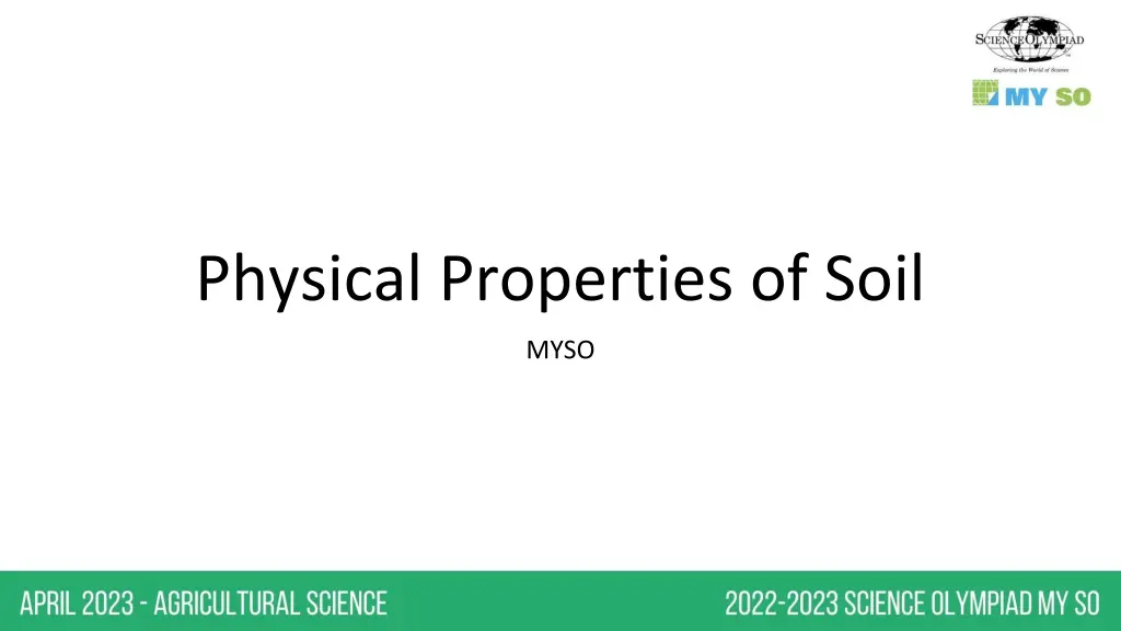 physical properties of soil