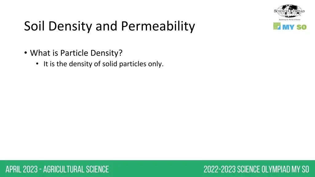 soil density and permeability